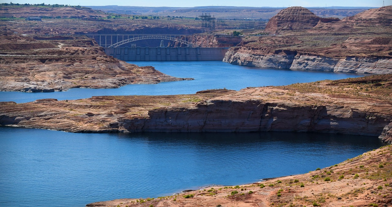 Glen Canyon, with Colorado River water
