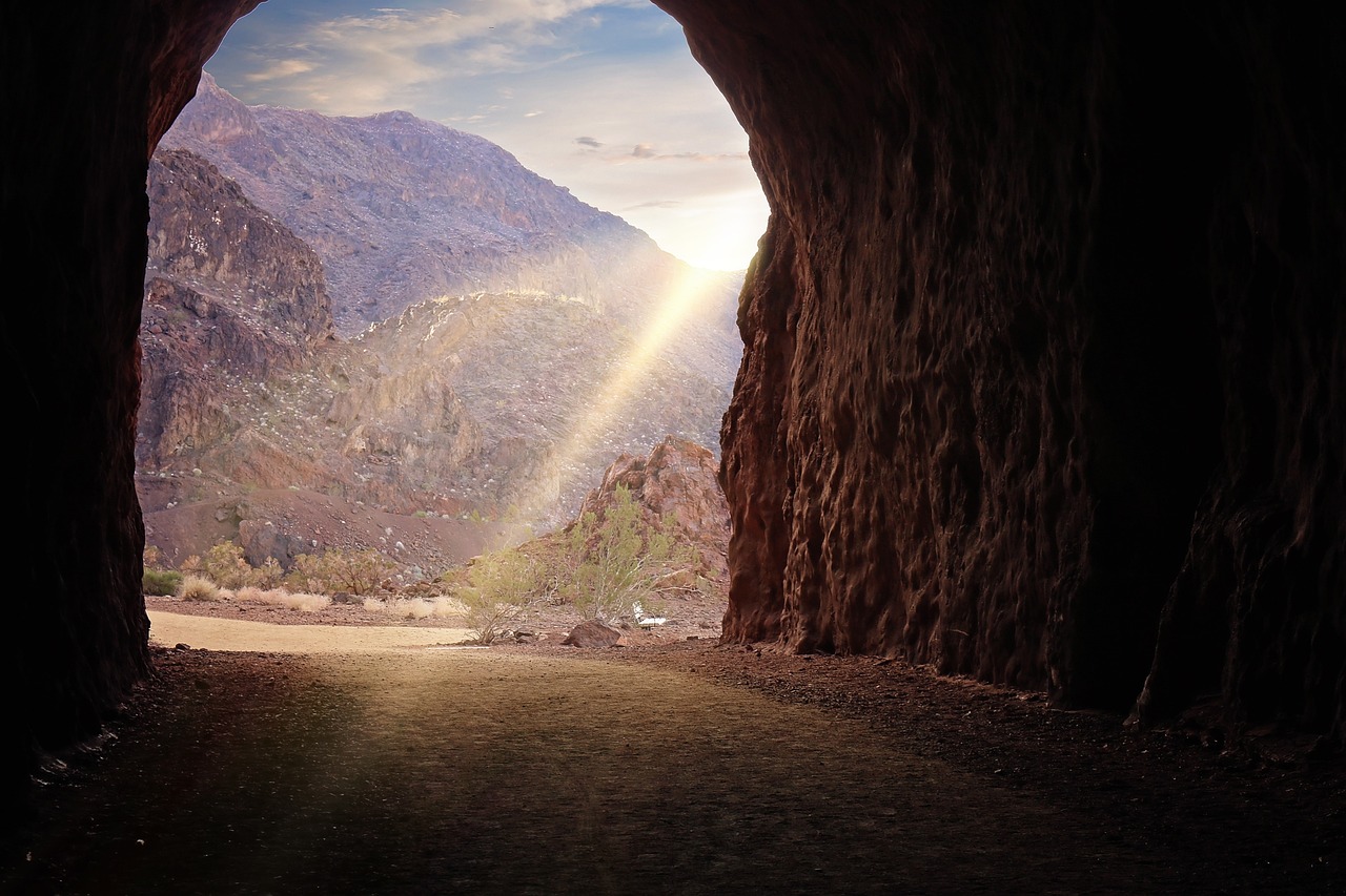 Beautiful canyon scene near Hoover Dam
