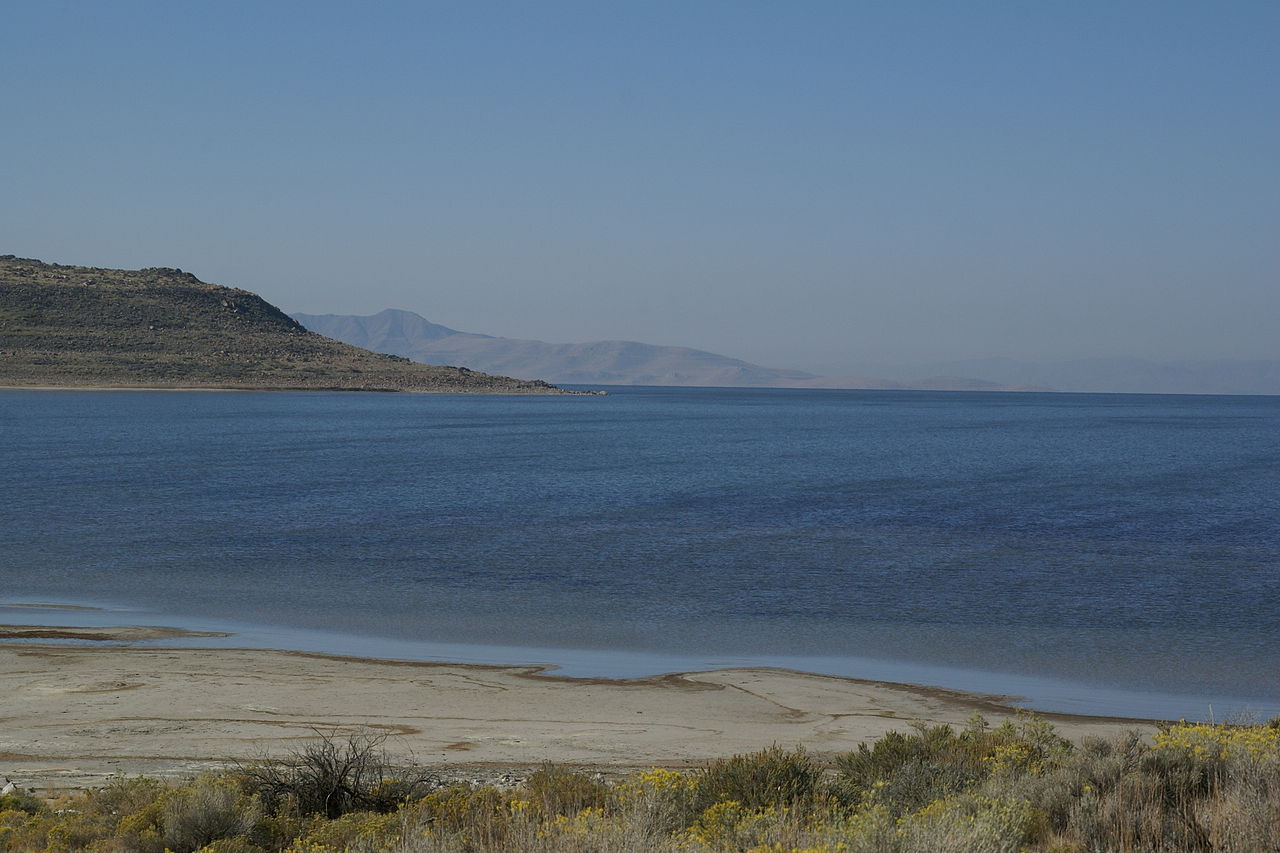 View of Great Salt Lake, Antelope Island