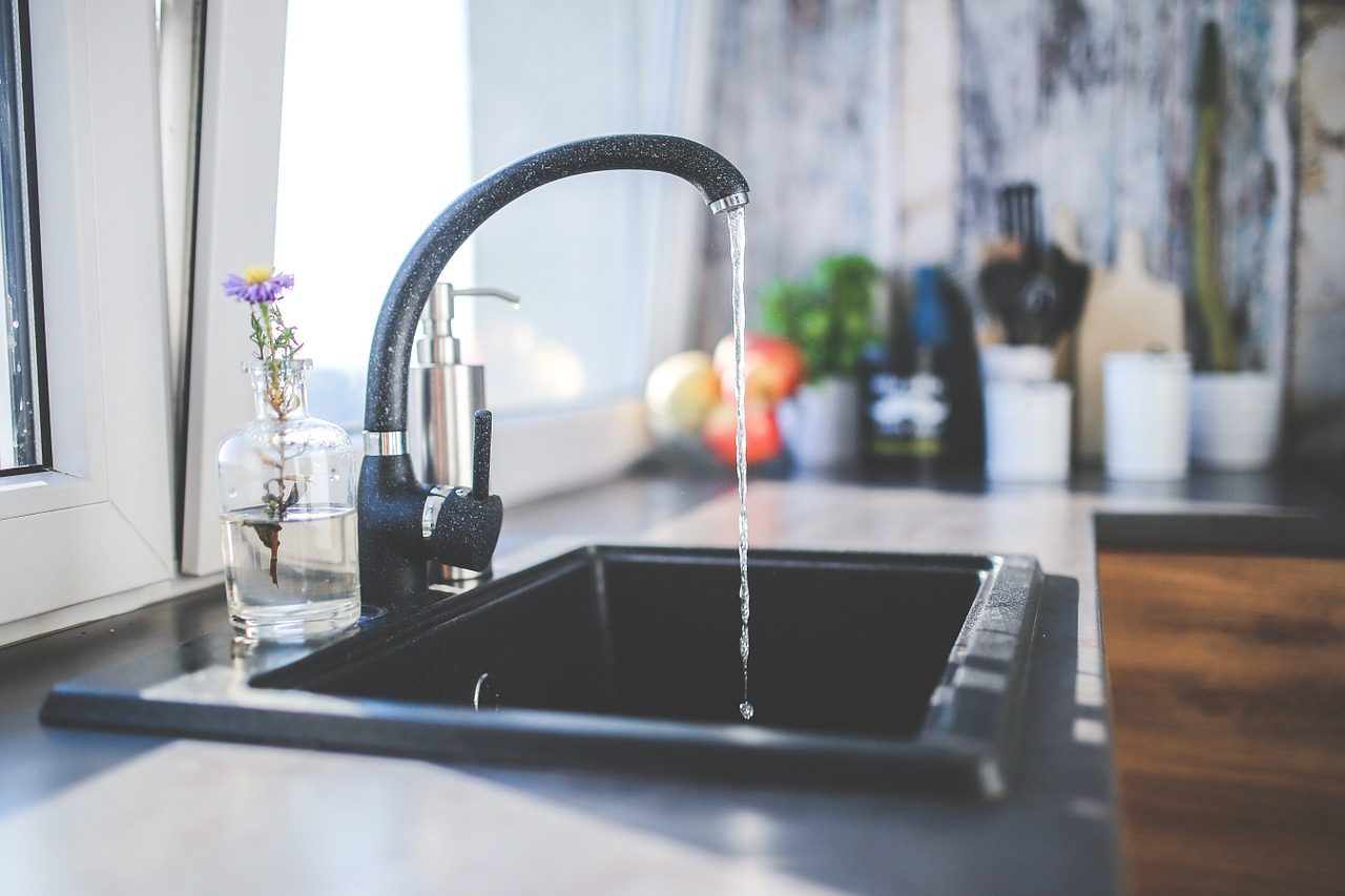 kitchen sink and faucet