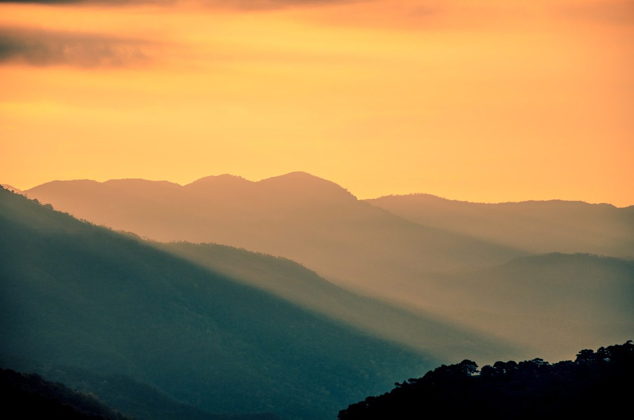 Sunny mountain