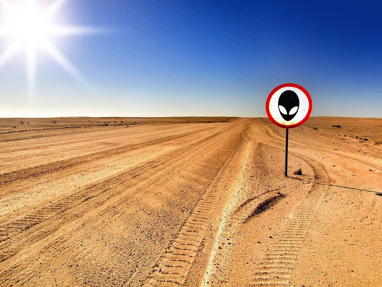A Nevada road scene