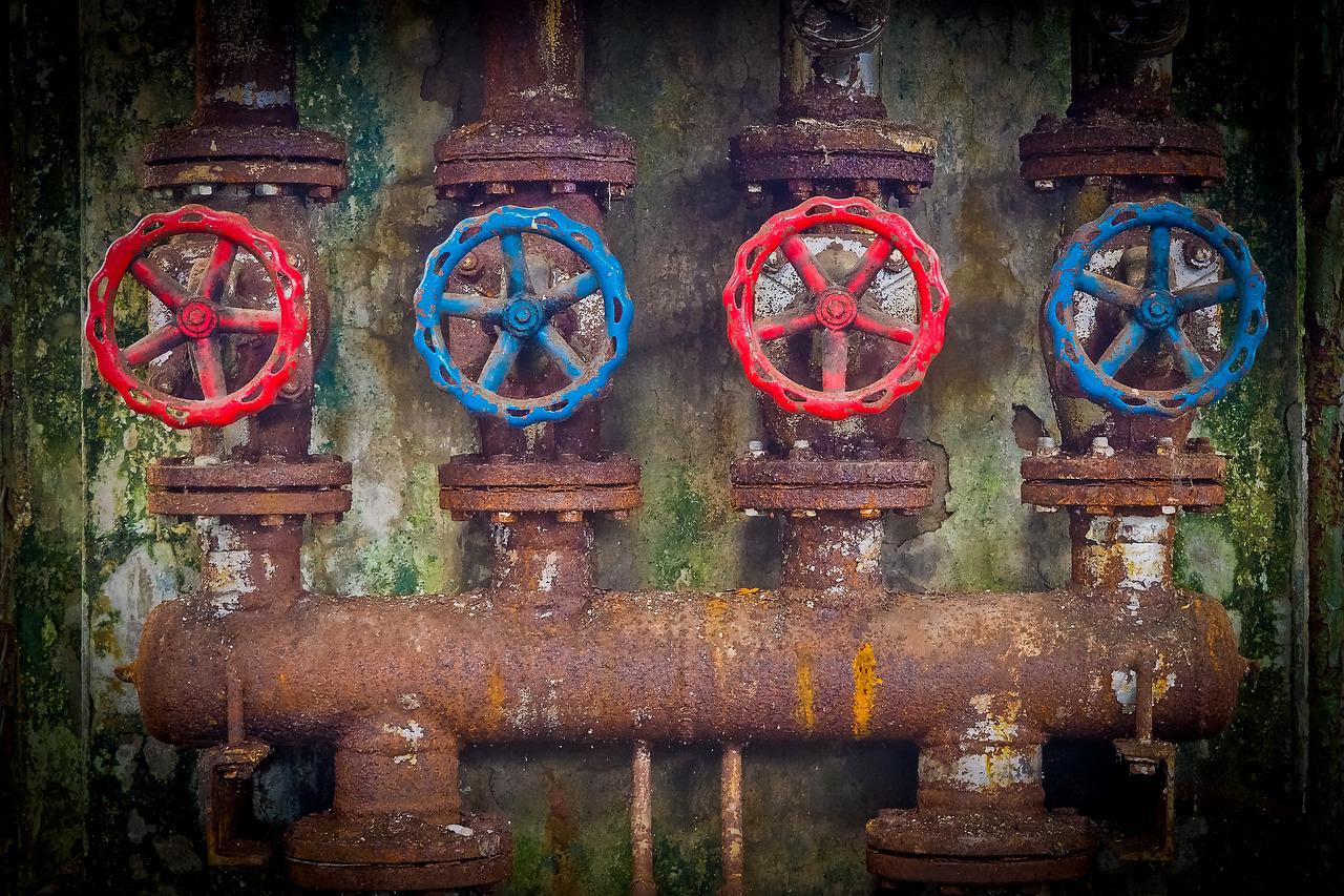 Old water system needing repair