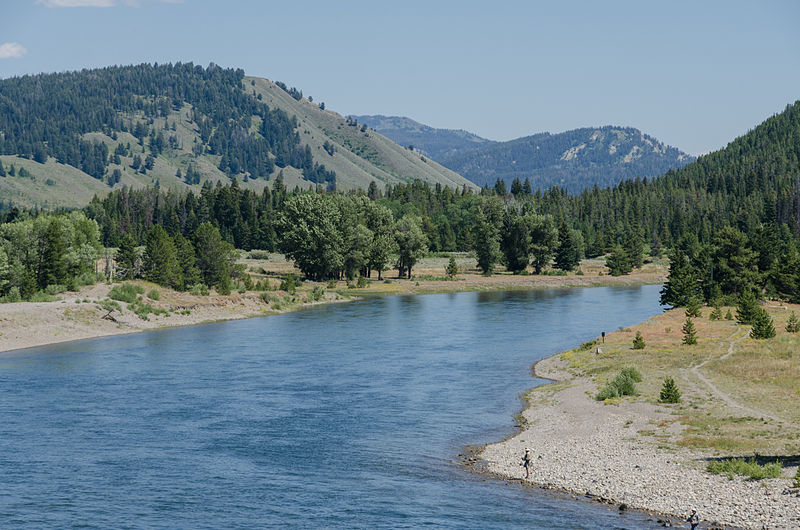 The Snake River in Wyoming