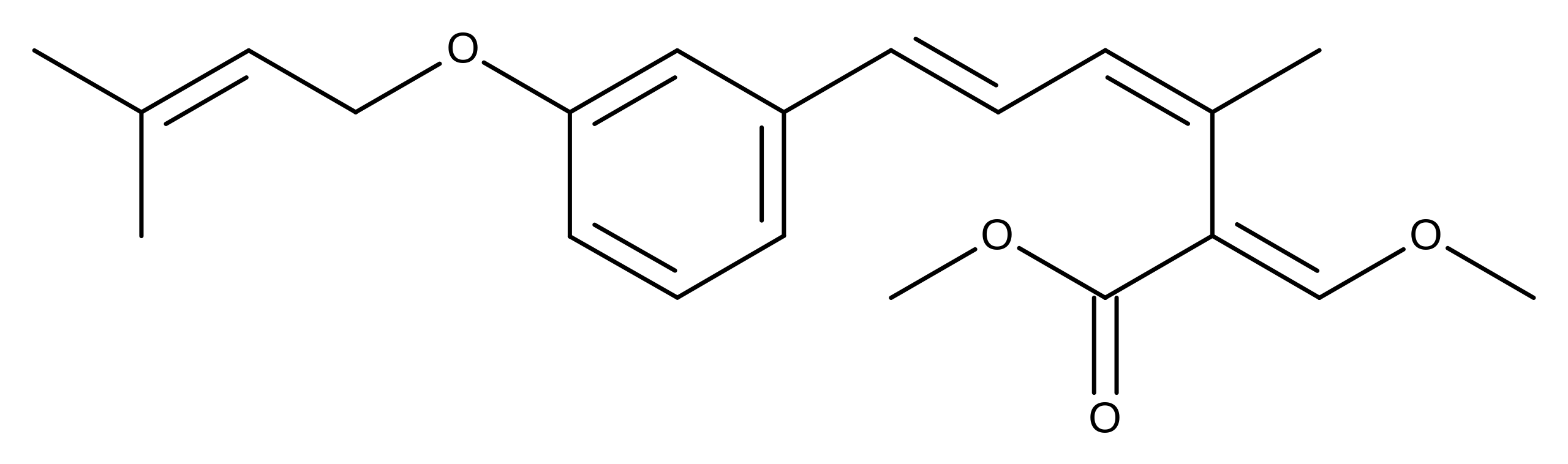A sketch of a chemical structure