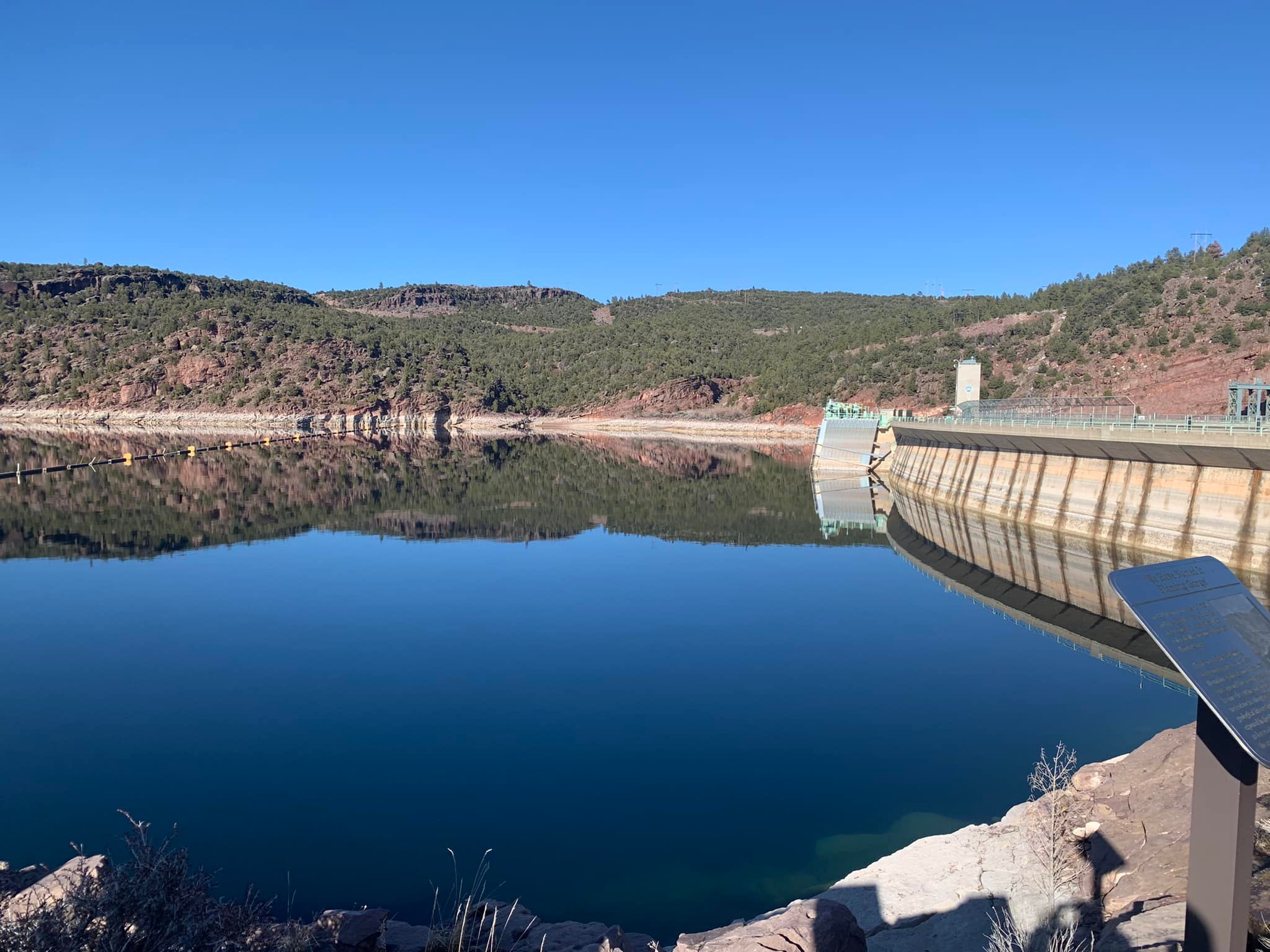 Flaming Gorge Dam in Utah