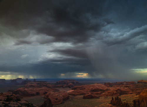 Monsoon storm clouds
