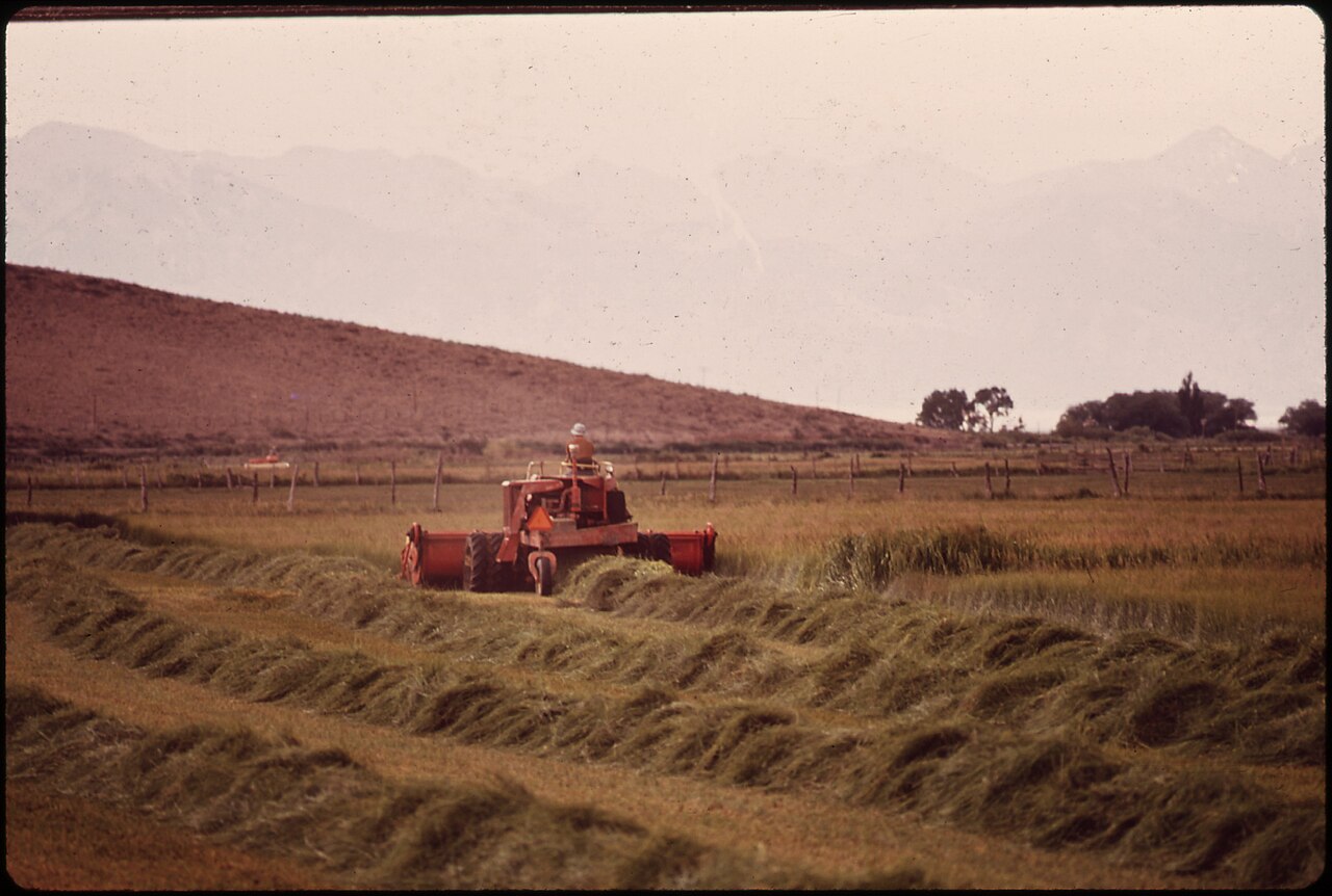 Archived photo of farming in San Luis Valley
