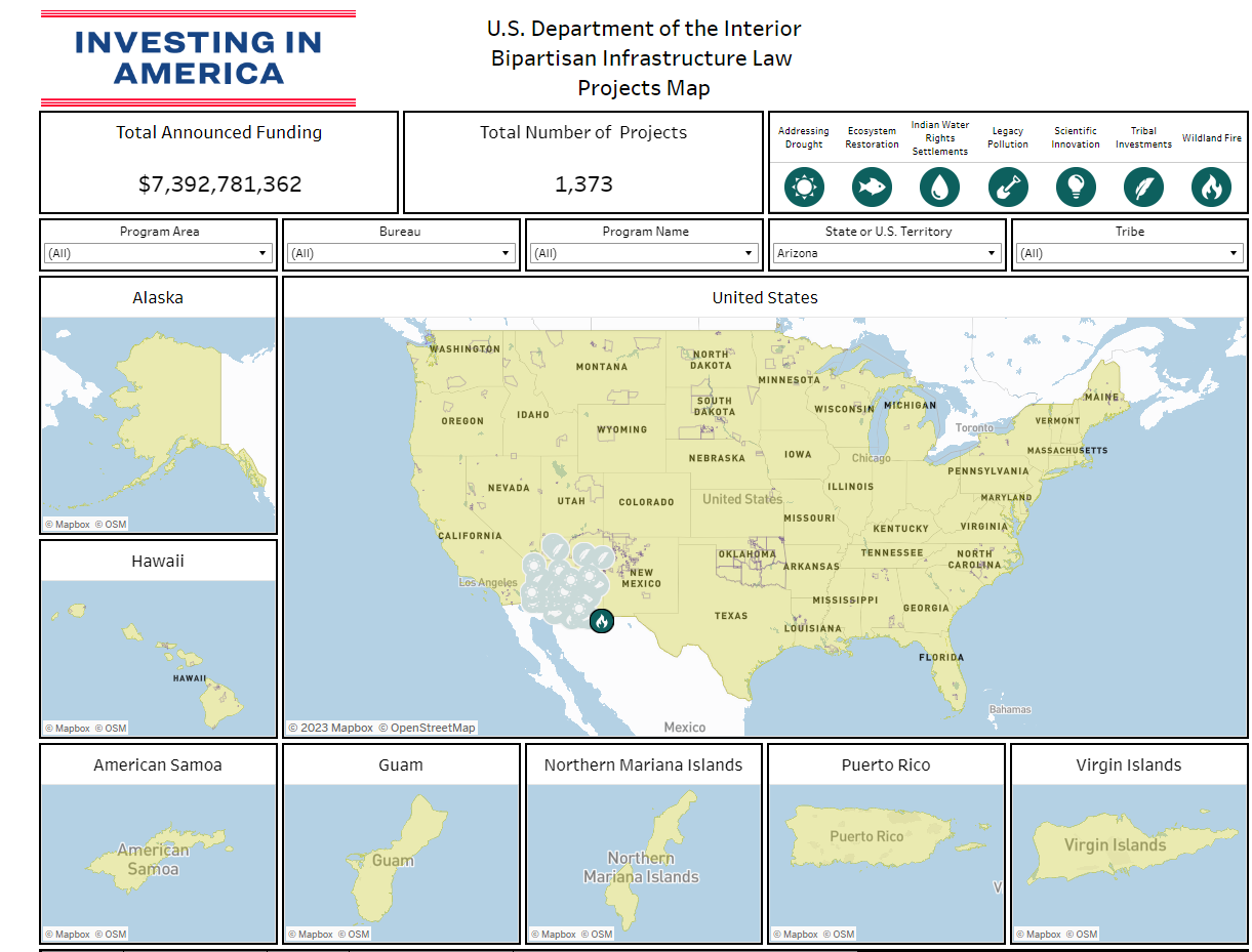 infrastructure map screenshot