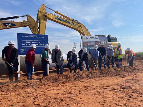 Groundbreaking on next phase of Eastern New Mexico Rural Water Project.