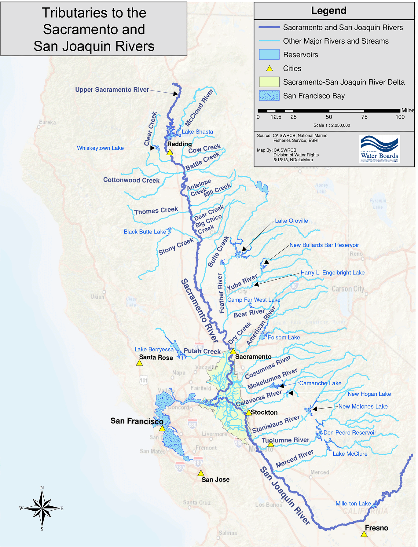 Bay-Delta Map