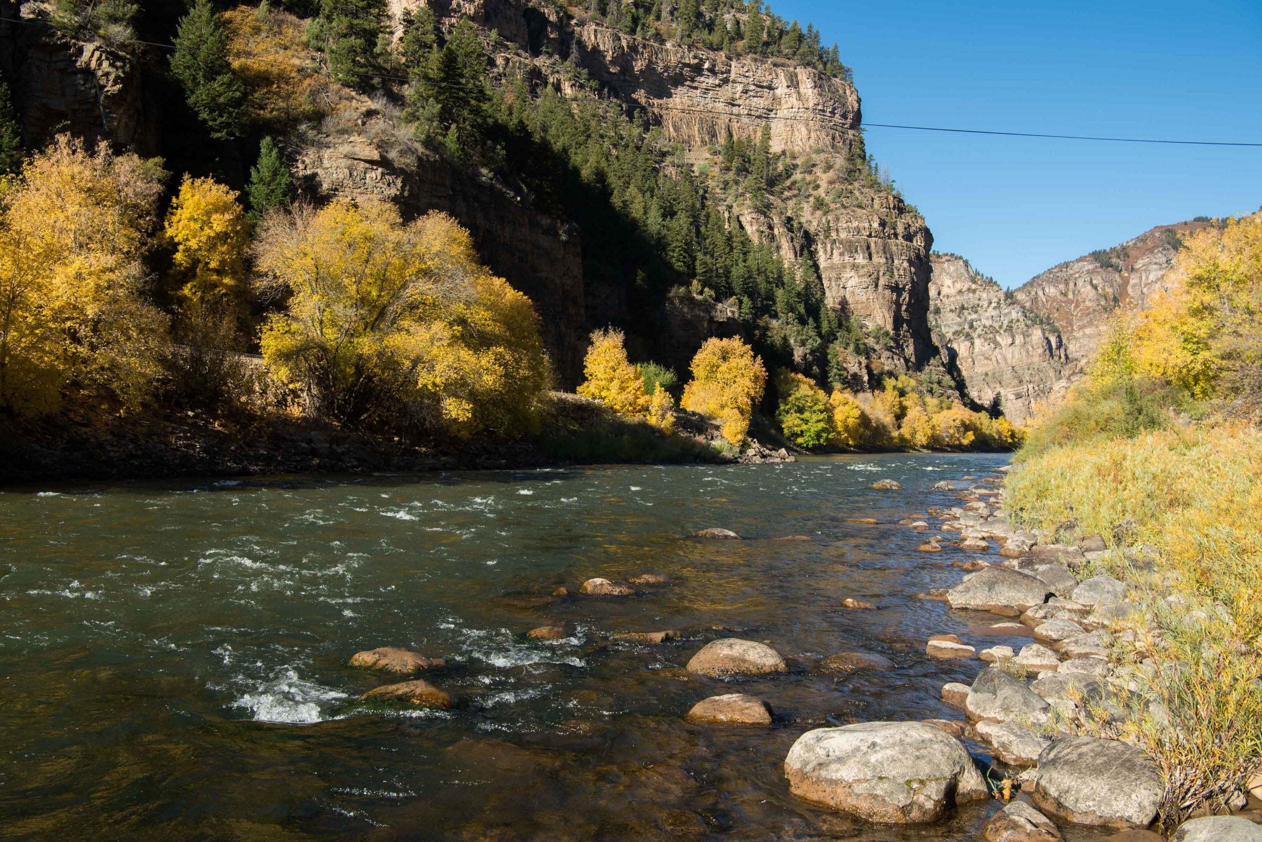 The Colorado River near Glenwood Springs