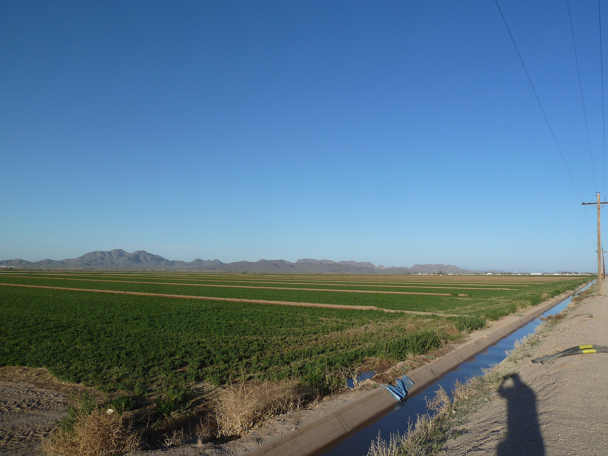 Gila River Farms - the community will soon have solar panels over a stretch of canal