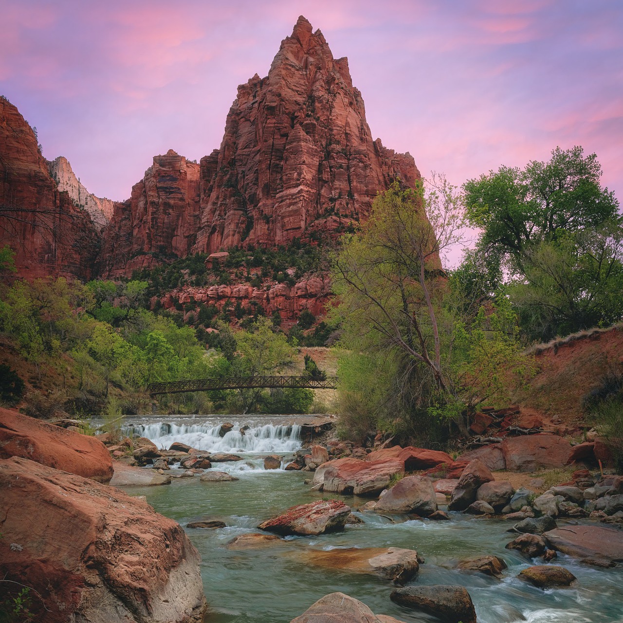 A stream in the west