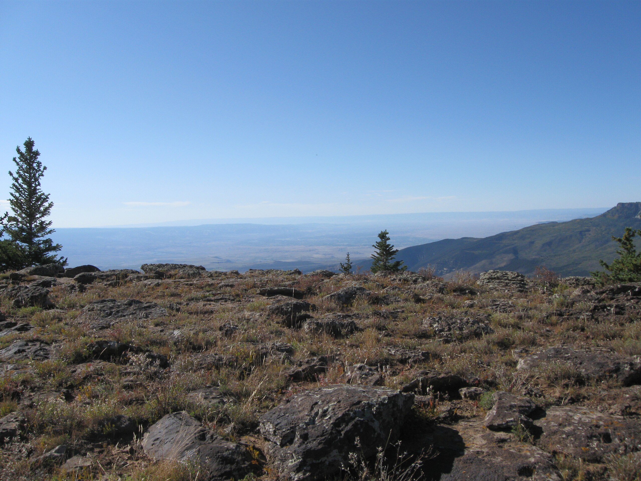 View toward Grand Junction, Colorado