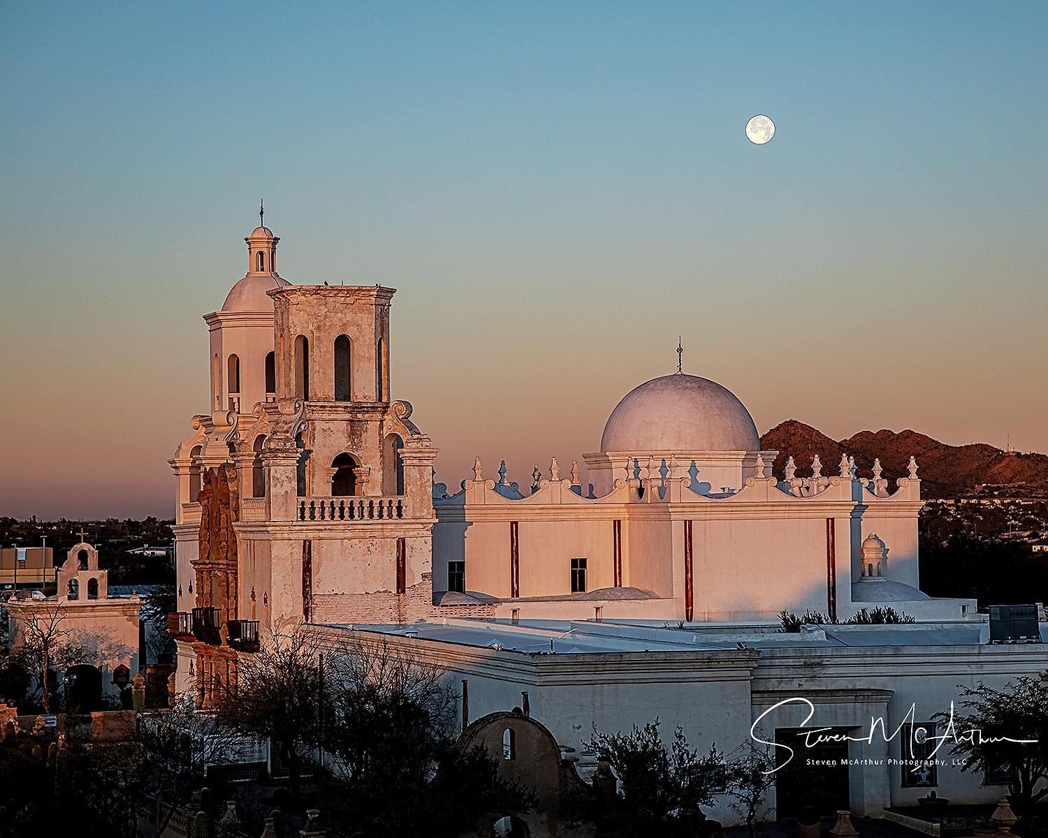 San Xavier mission on Tohono O'odham Reservation in Arizona