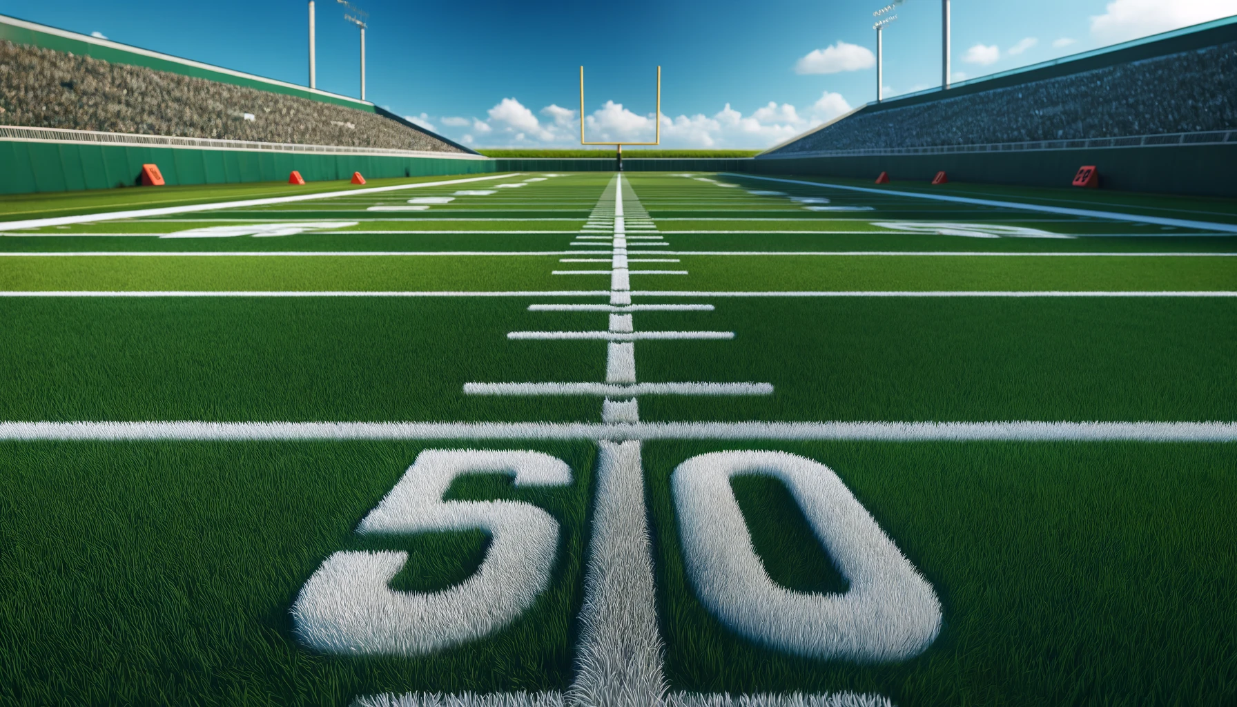A football field