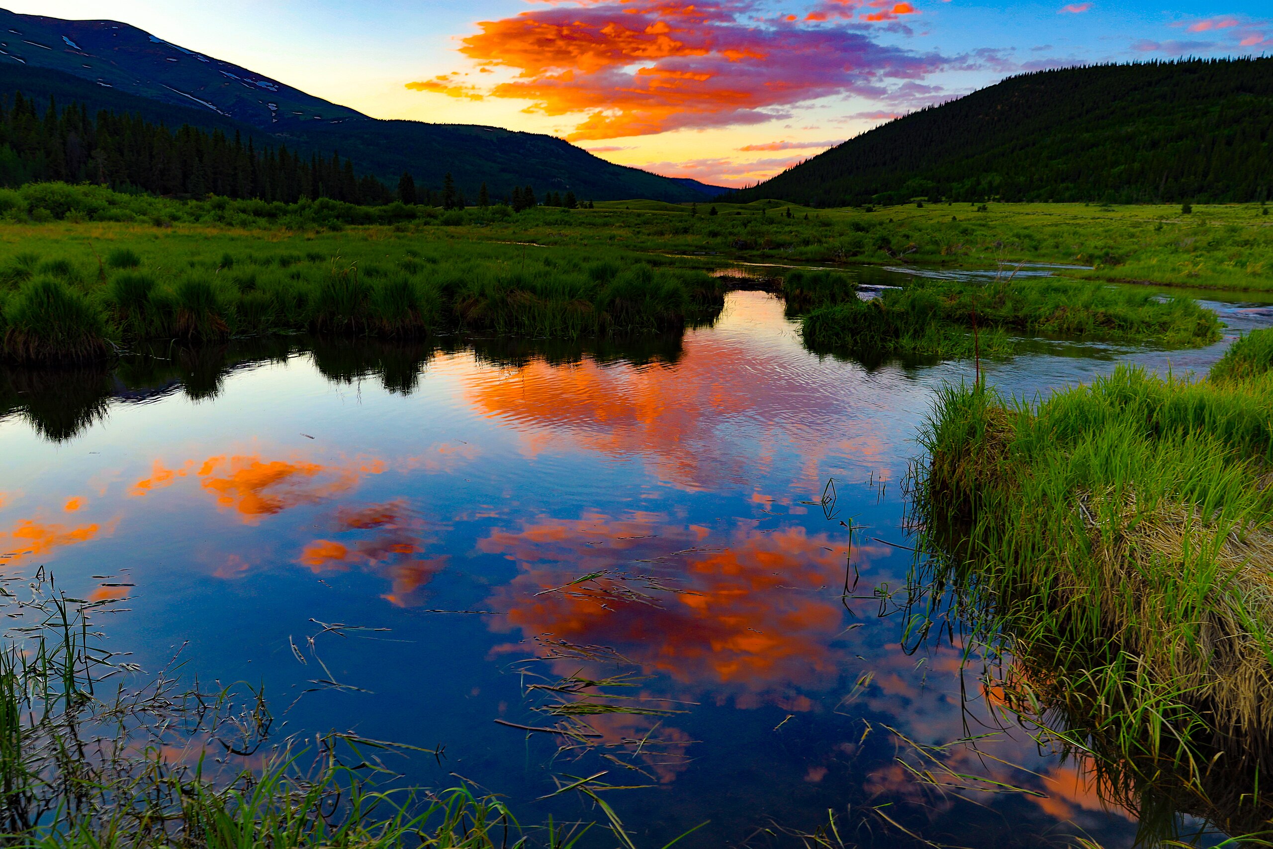 A water scene in Colorado