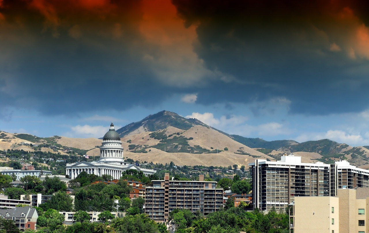 Salt Lake City, capital of Utah