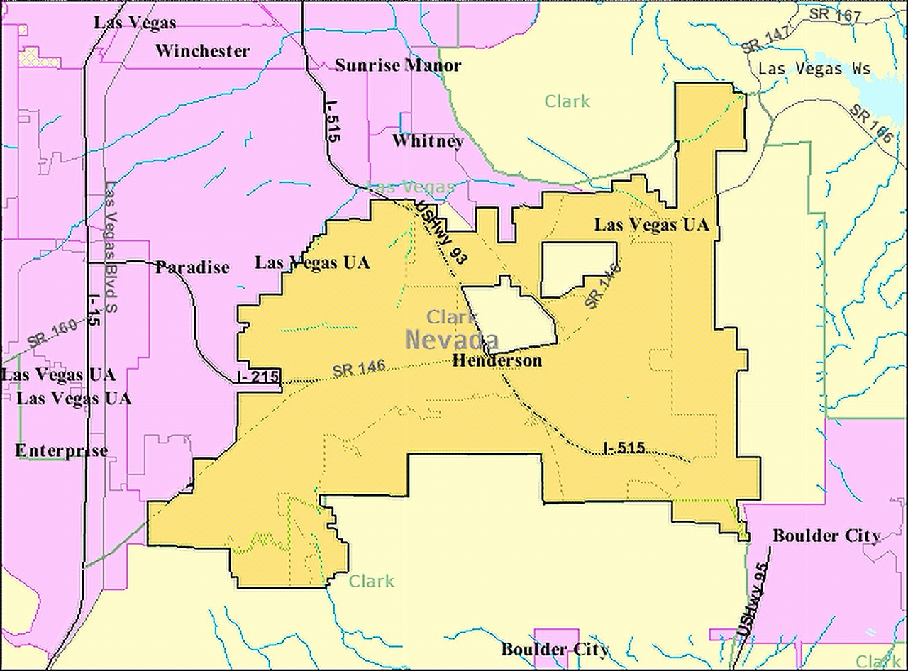Henderson, NV location map