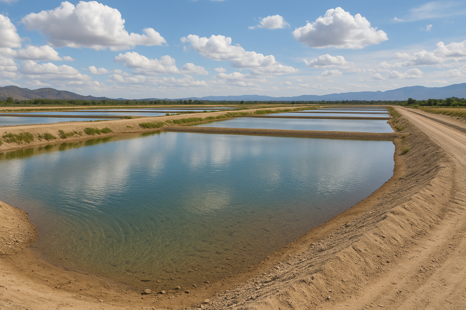 AI-generated image that depicts groundwater recharge