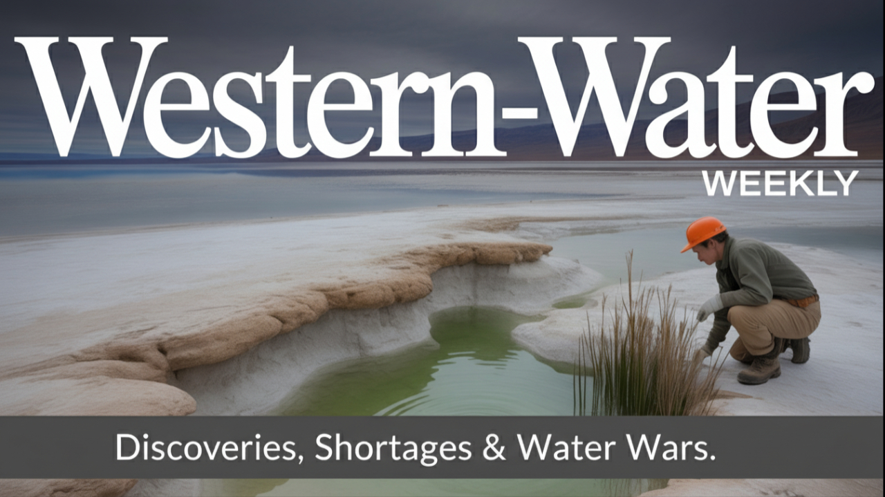 Catch this week’s Western-Water Weekly video with updates on river negotiations, tribal water challenges, Arizona projects, and the wild 1934 Parker Dam clash.