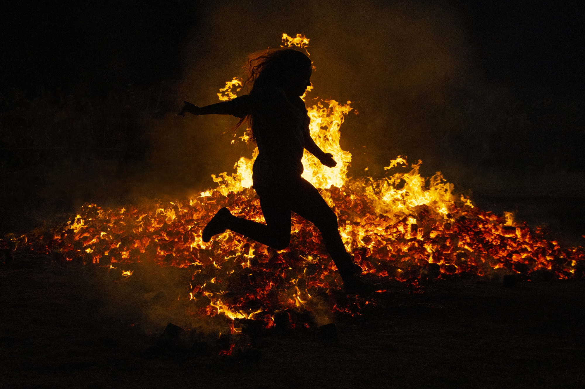 Celebrating Good Fire at a solstice event