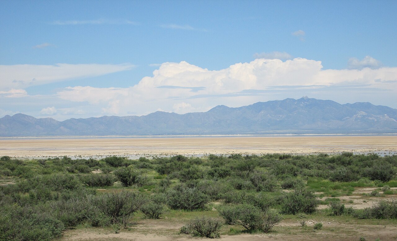 Ground sinking continues in southern Ariziona. Pictured is the Willcox Playa.