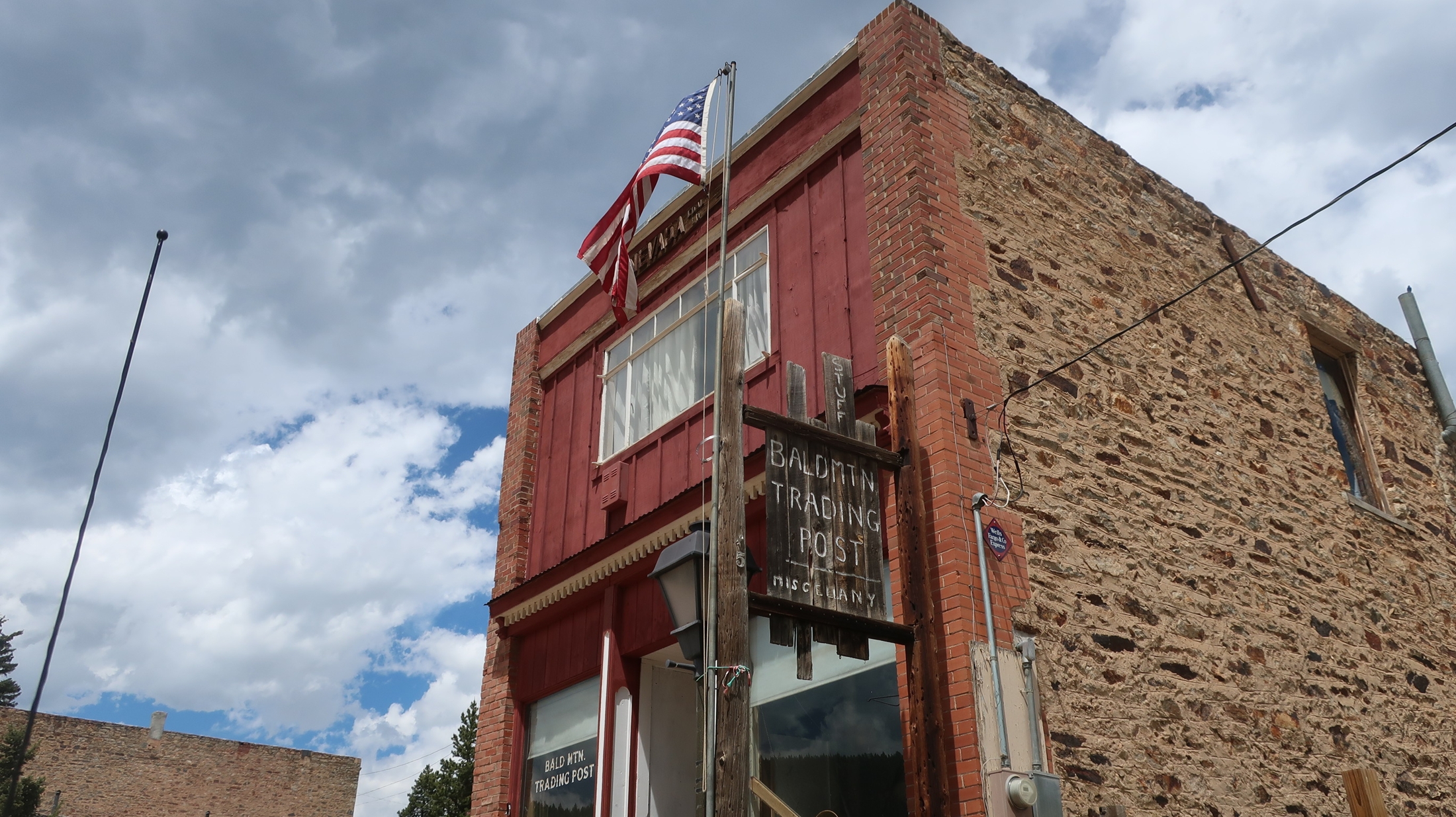 Old building in a small town