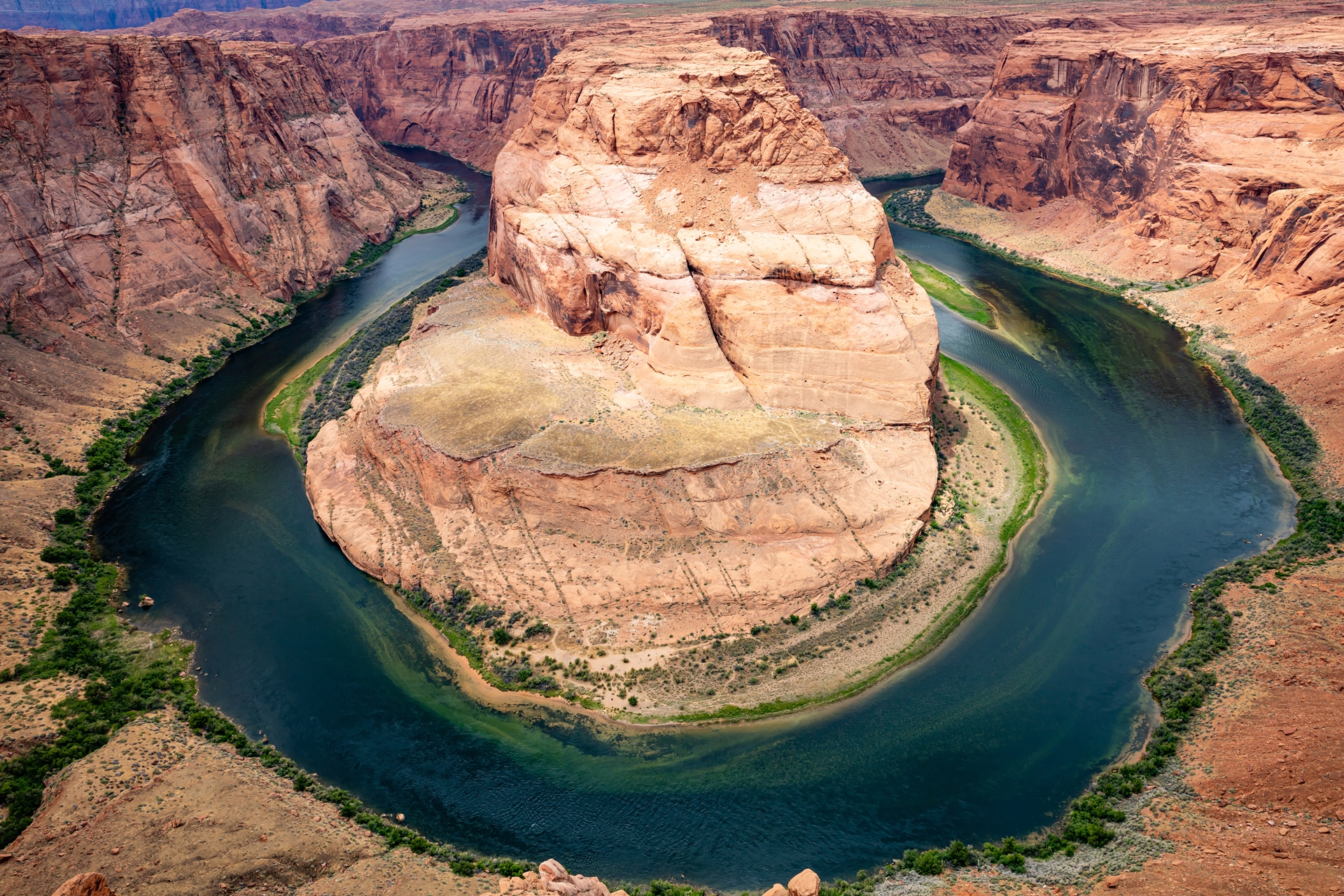 Horseshoe Bend on the Colorado River in Arizona