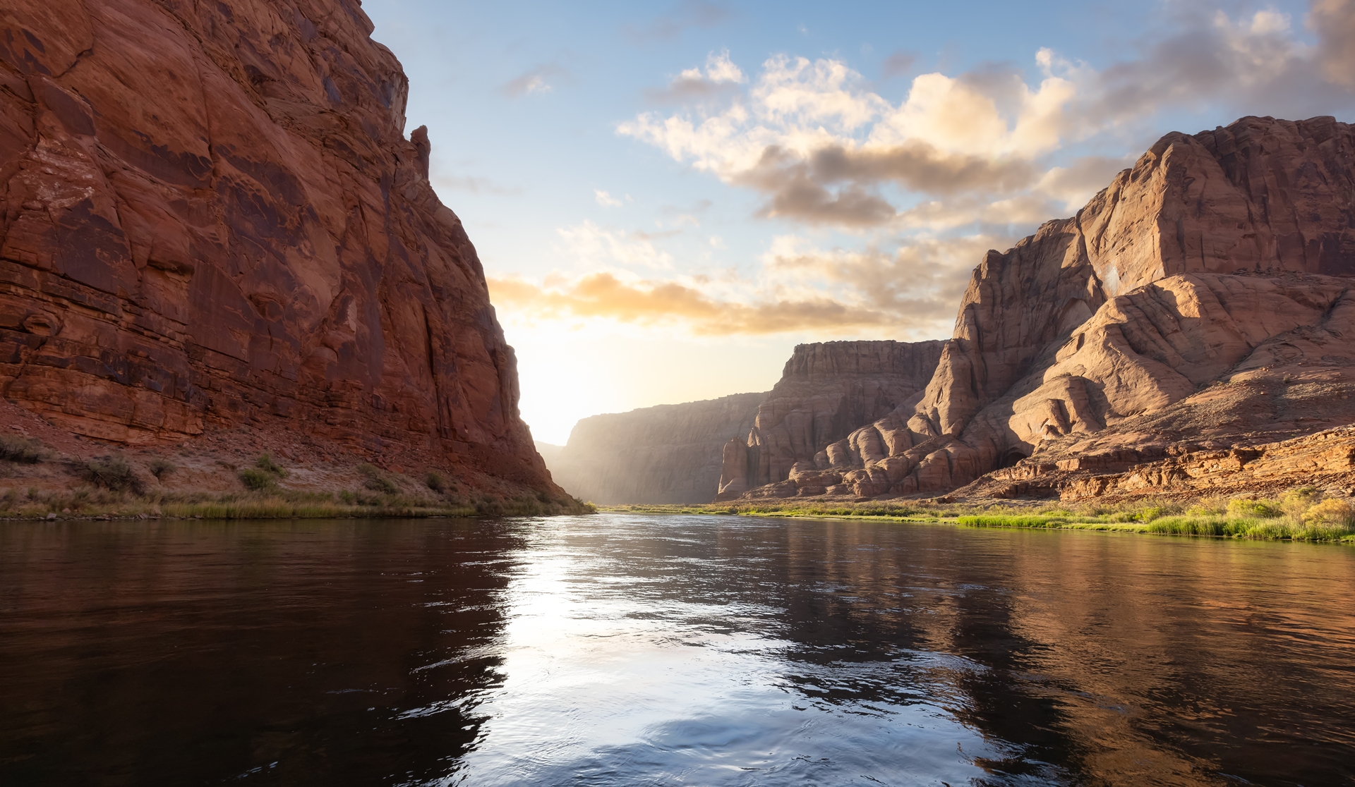 The Colorado River at Glen Canyon in Arizona