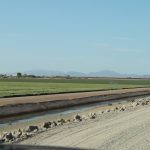 An irrigation canal near Yuma, rural Arizona