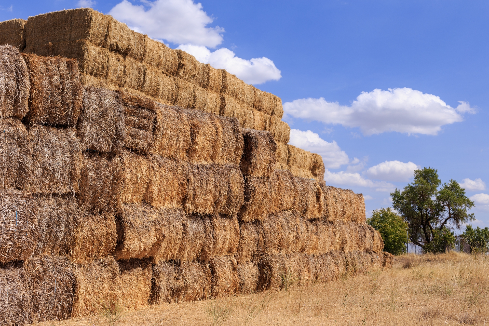 hay bales