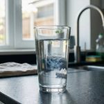 Forever chemicals (PFAS) in drinking water, as depicted by AI