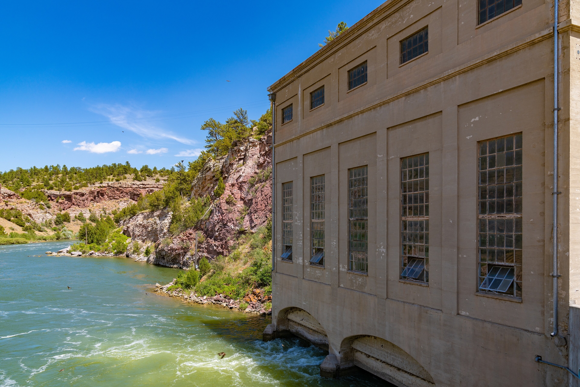 North Platte River at Guernsey Dam