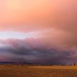 A storm in Milford, Utah