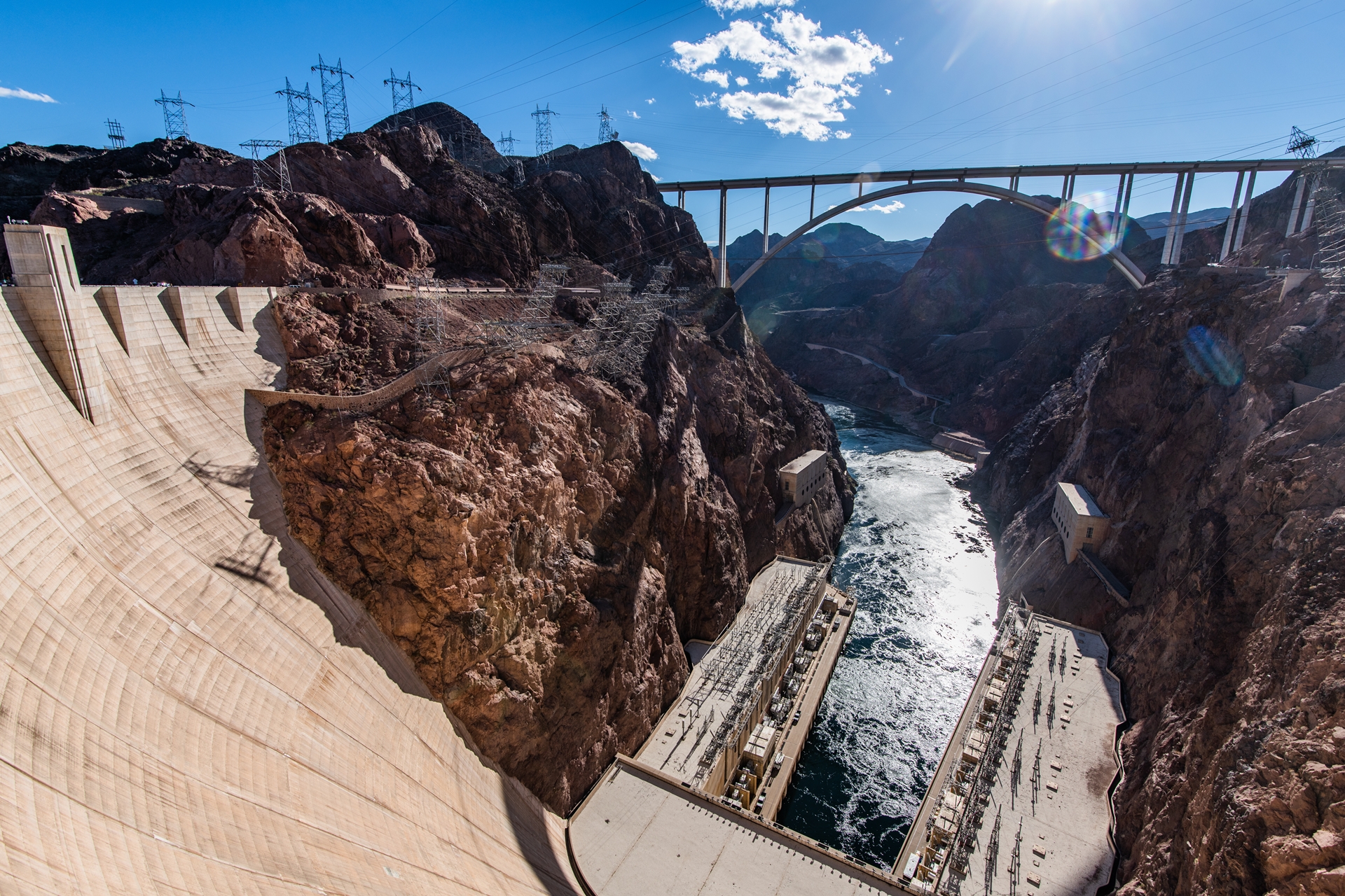 hydropower generation at Hoover Dam