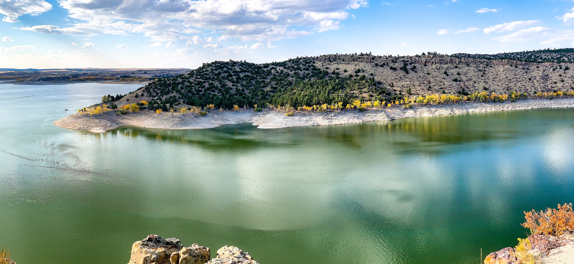 Glendo Reservoir on the North Platte in 2021