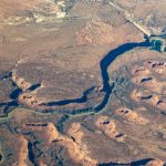The Colorado River (aerial view)