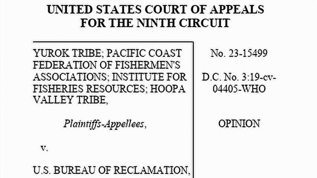 YUROK TRIBE V. KLAMATH WATER USERS ASS’N