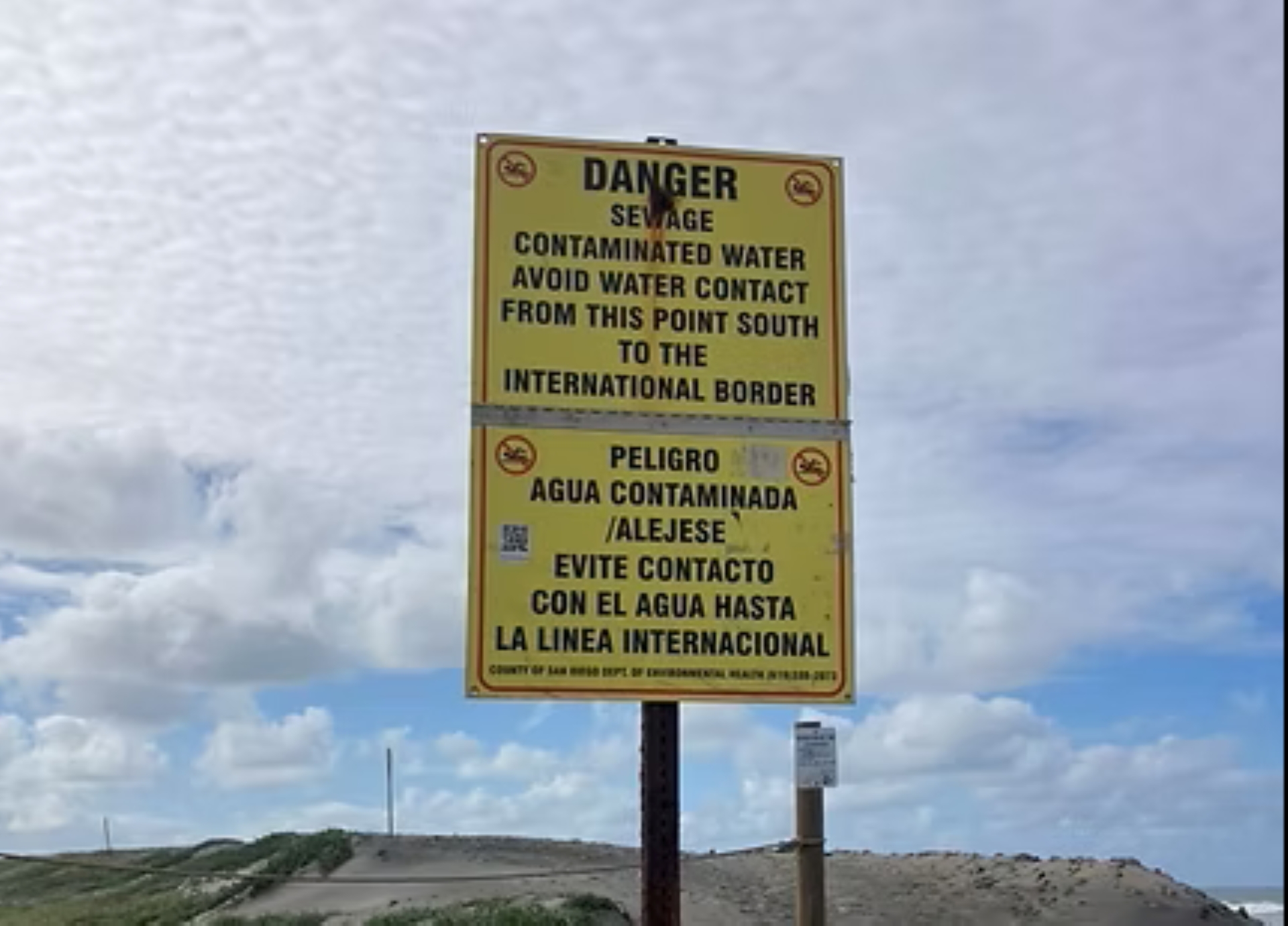 Contamination notice