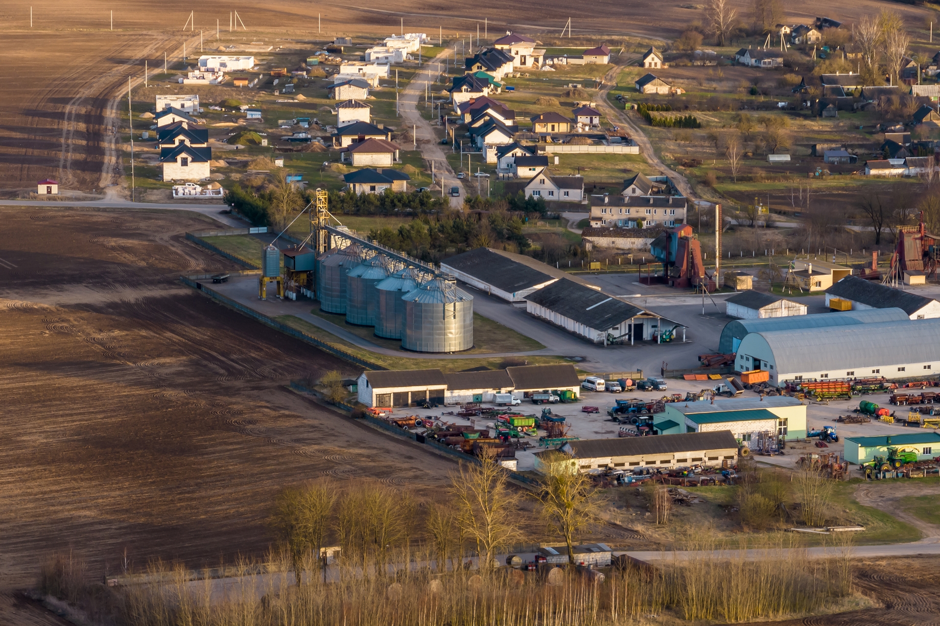 A rural ag scene