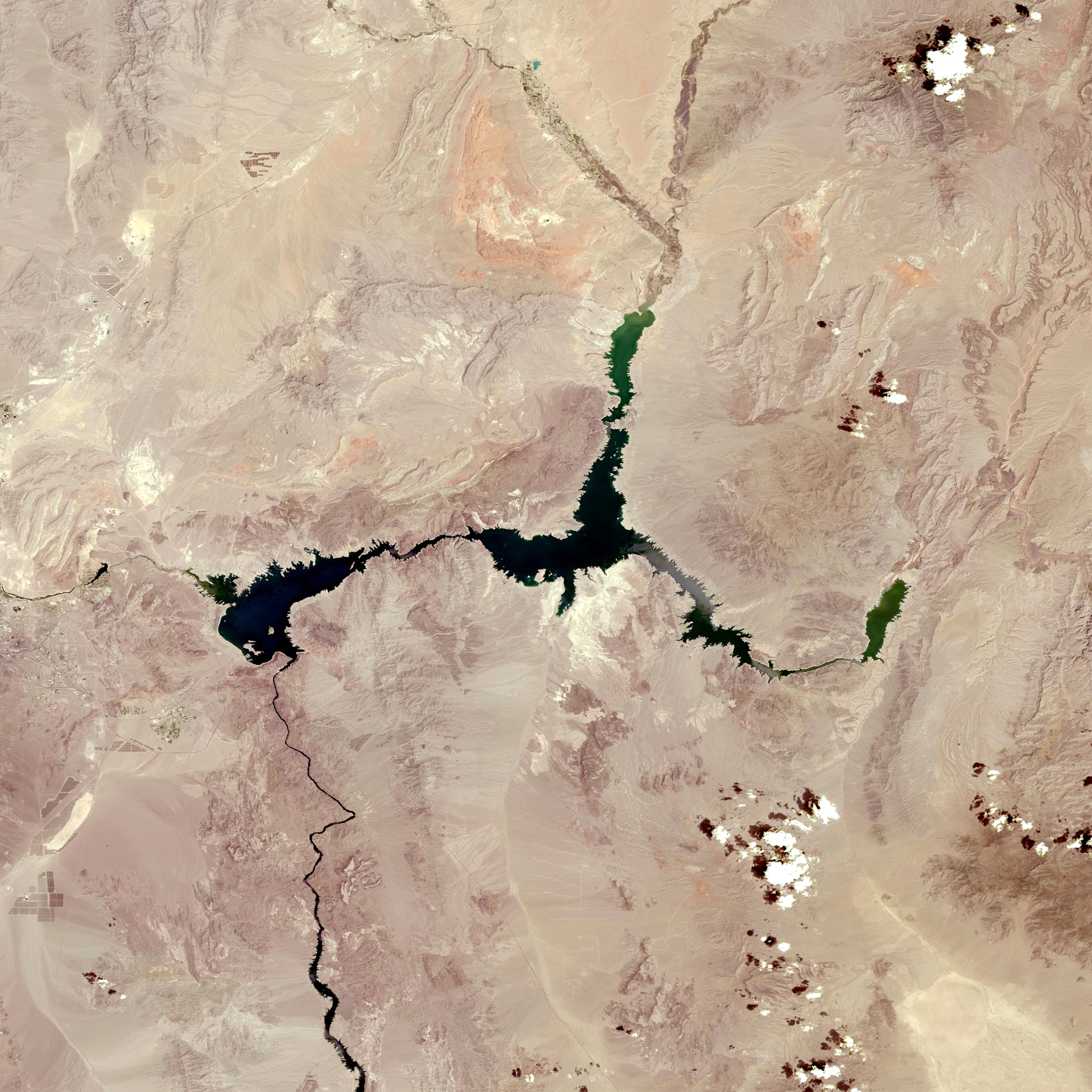 Lake Mead in July 2022, the last all-time-low