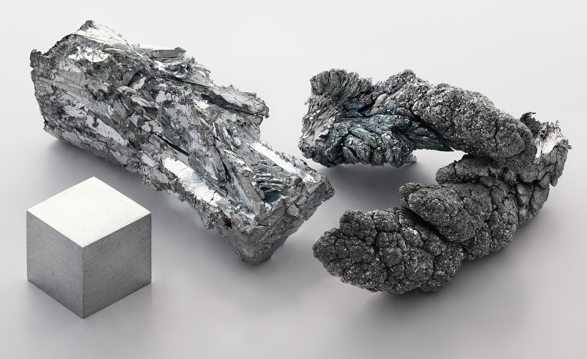 zinc fragment and cube