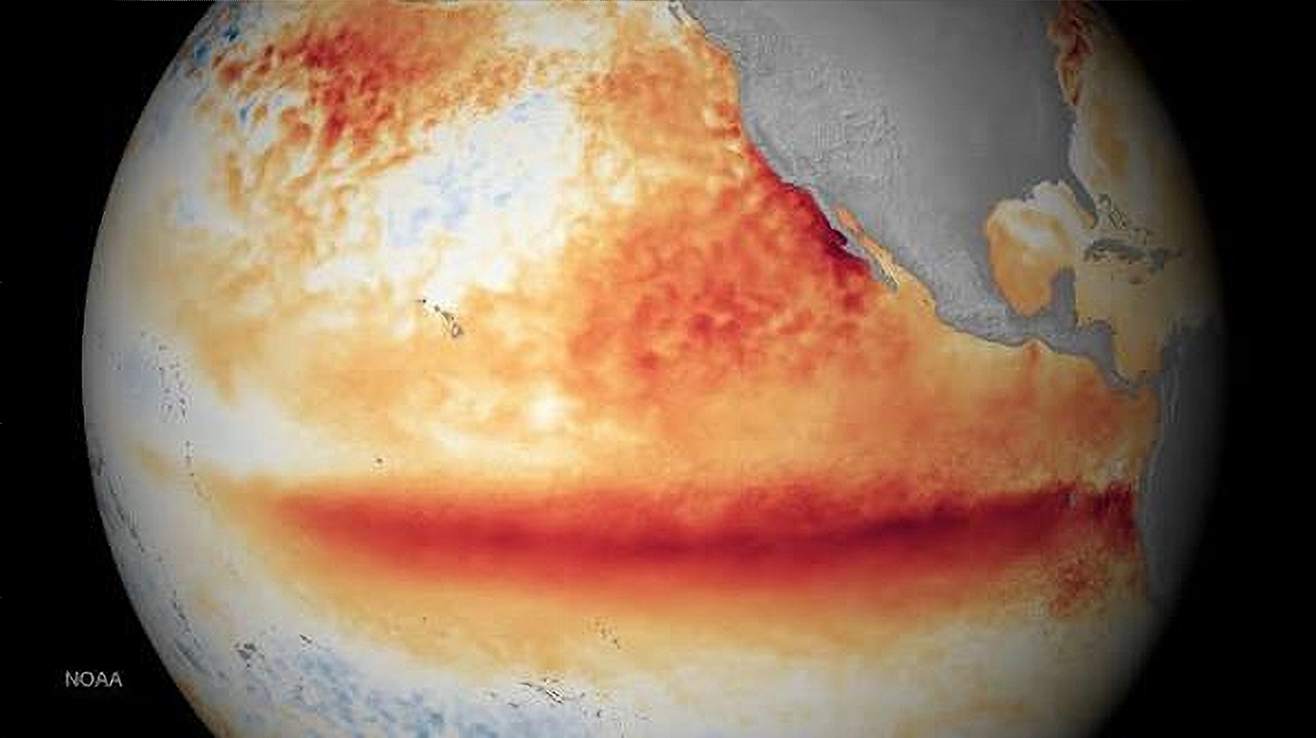 NOAA image of El Niño