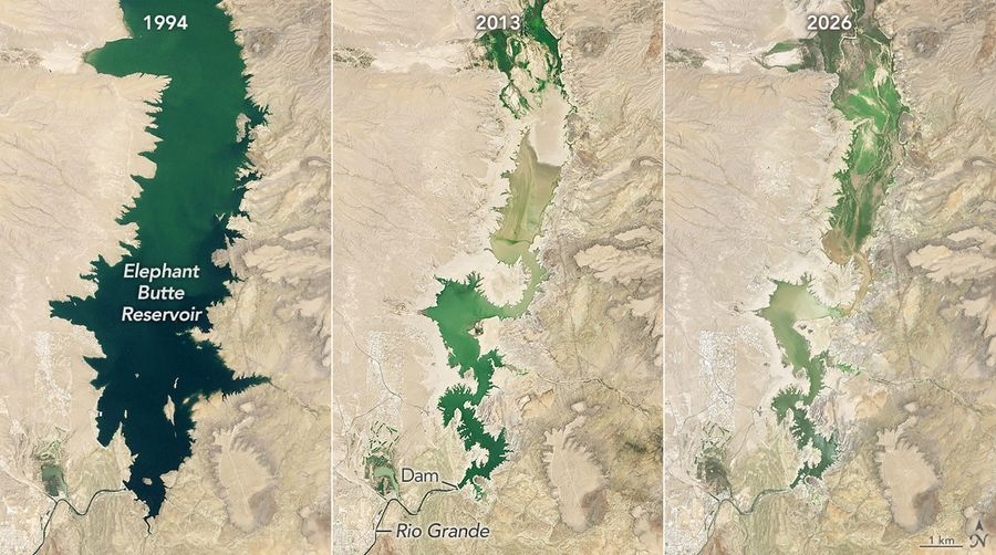 NASA image of Elephant Butte