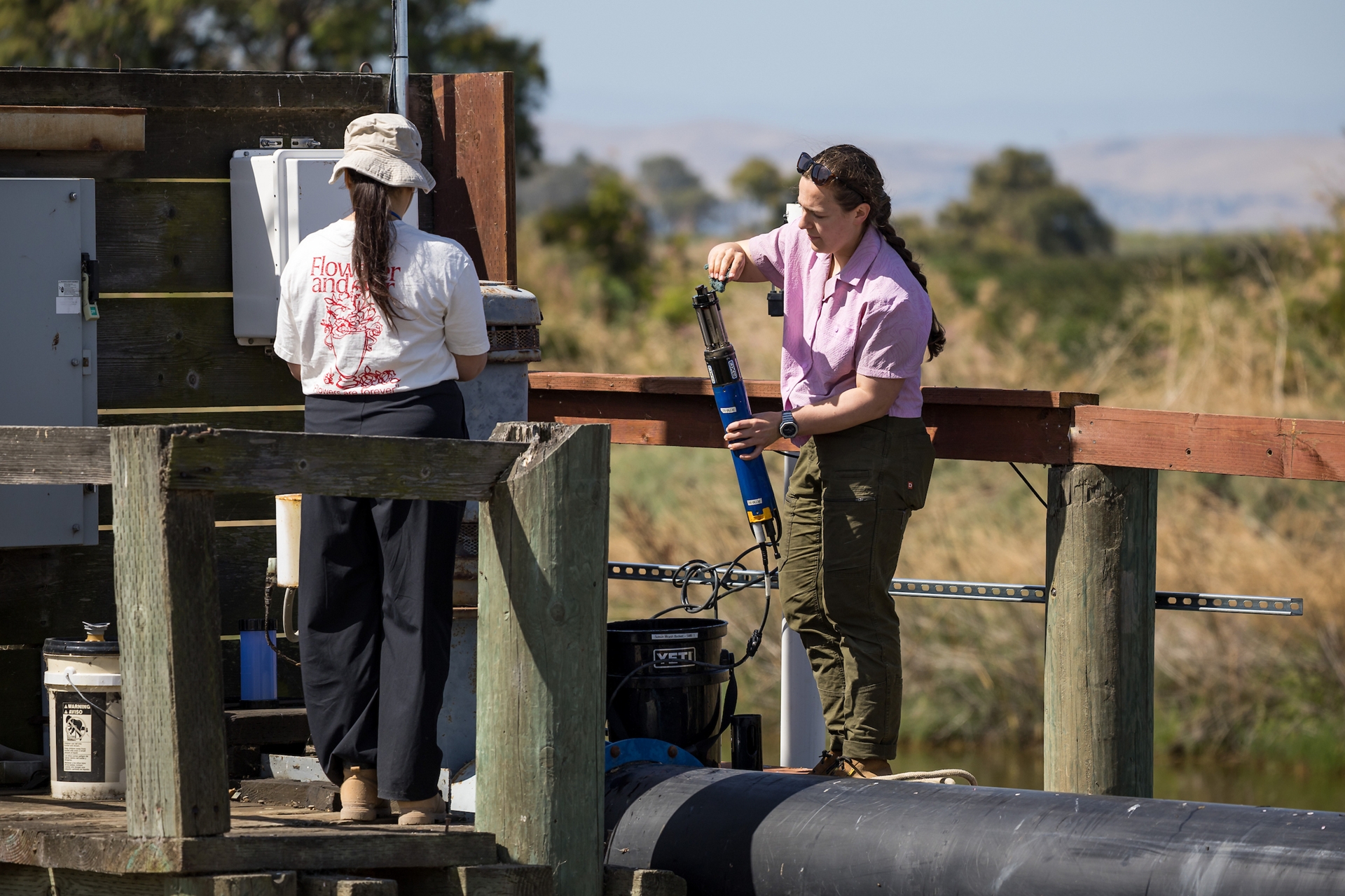 California DWR scientists - Meins Landing Sonde