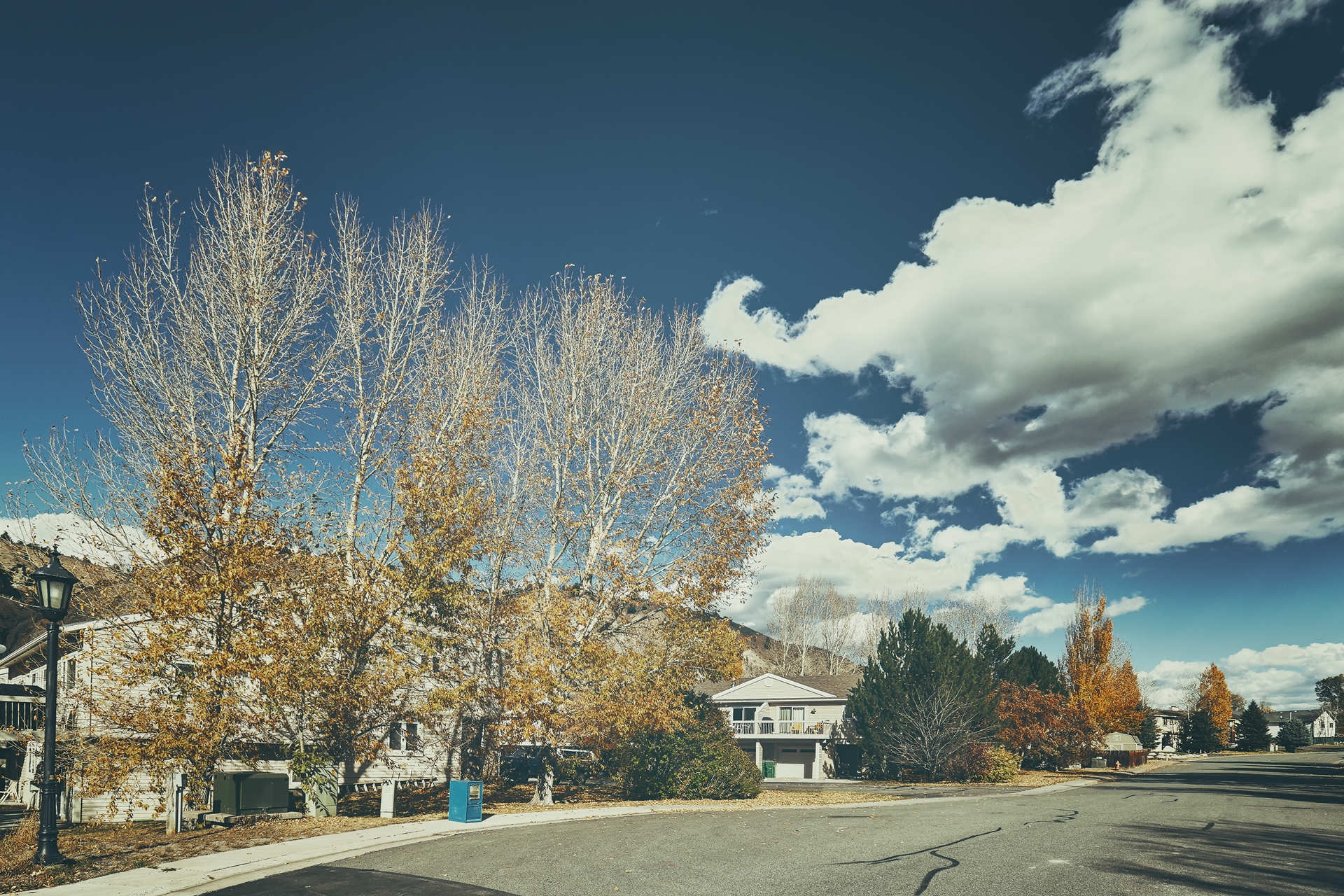 A small town neighborhood -- water treatment costs for PFAS removal is higher in such small rural environments